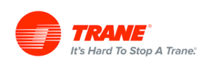 A trane logo is shown.